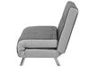 Banquette convertible 1 place en tissu gris foncé FARRIS_700042