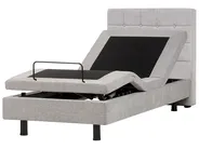 Adjustable Bed Fabric DUKE 90 x 200 cm (EU Single) Light Grey_973495