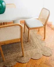 Teppich HINGOLI Beige 160 x 230 cm Jute_1065284
