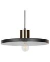 Metal Pendant Lamp Black BOGAN_868555