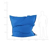 Puf cojín 600 L FUZZY 180 cm 230 cm Azul oscuro_823418