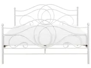 Bed Metal LYRA 160 x 200 cm (EU King Size) White_817938