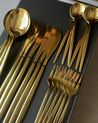 30 Piece Cutlery Set Gold RIGATONI_926040