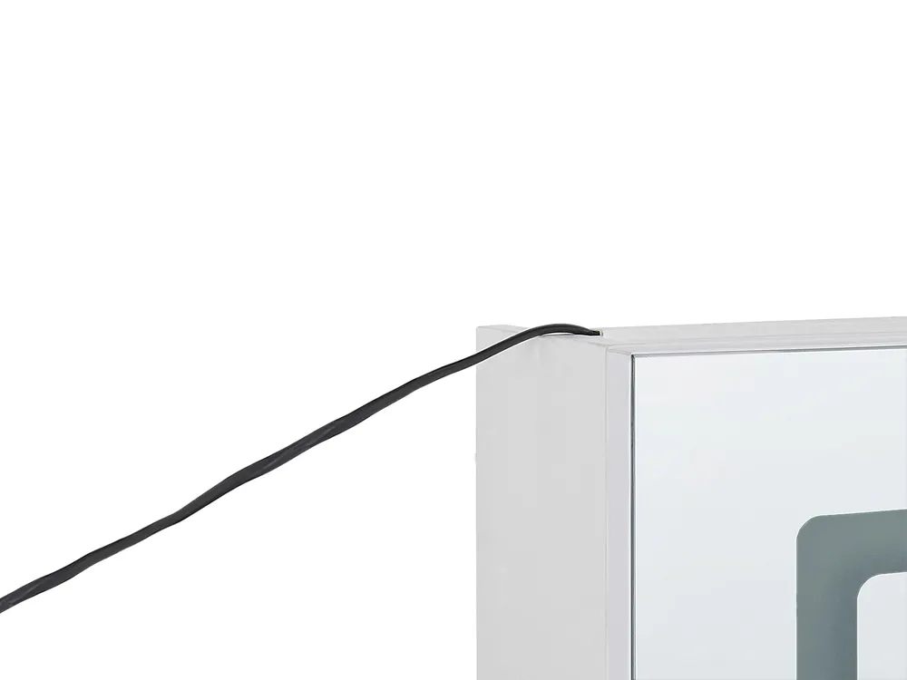 Armadio a muro per specchio da bagno LED CONDOR 40 cm 60 cm Bianco_785542