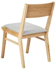 Set di 2 sedie da pranzo ENOLA Legno Marrone chiaro/Grigio chiaro_952318