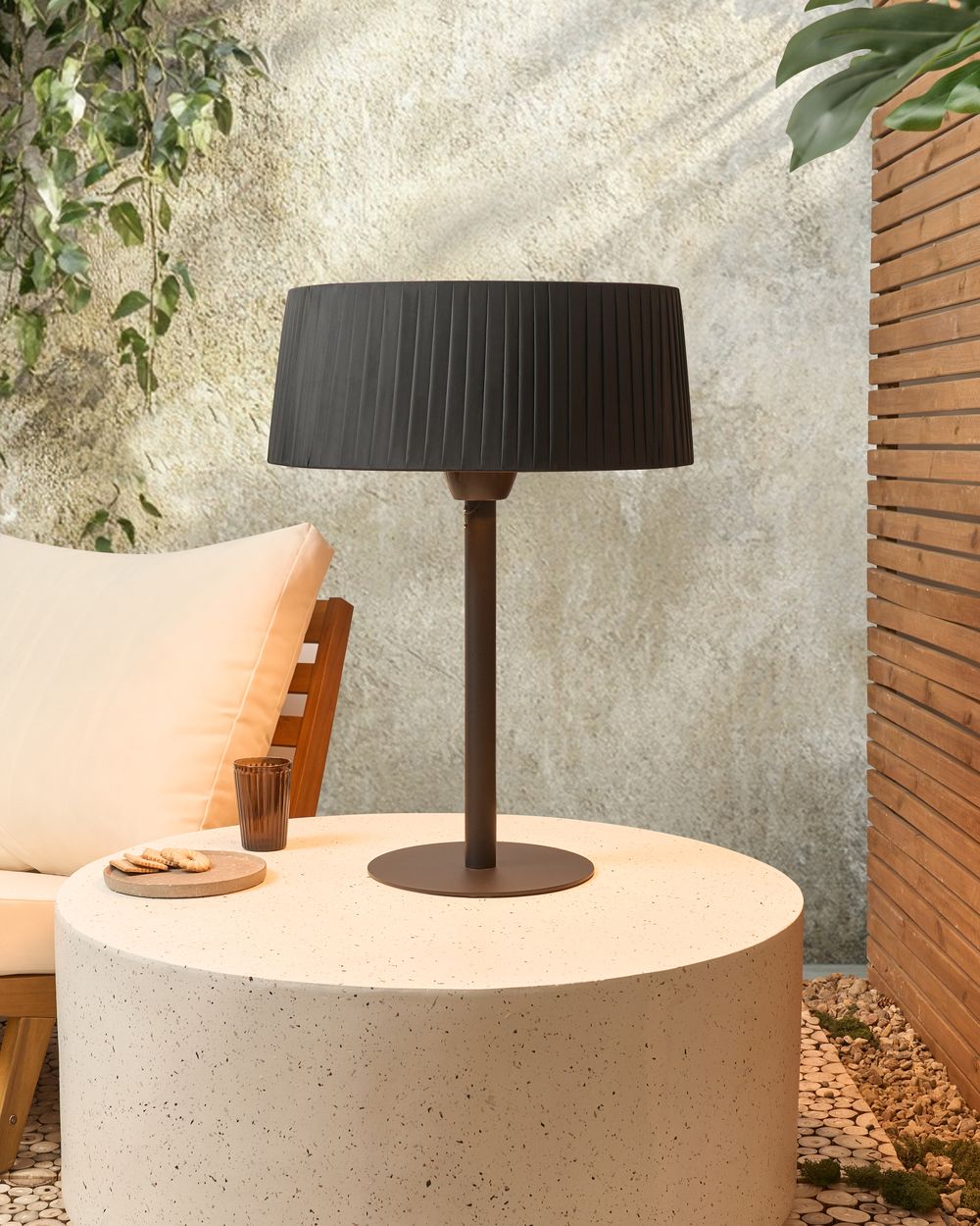 Freestanding Infrared Patio Heater OLLERIA 1500 W Black