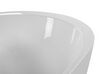 Badewanne freistehend weiß oval 150 x 75 cm NEVIS_762860