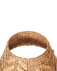 Base de árbol de Navidad FLATEYRI 45 cm Jacinto de agua Natural_880253