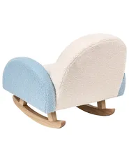 Kids Rocking Chair Rainbow OMBO Boucle Light Blue_977411