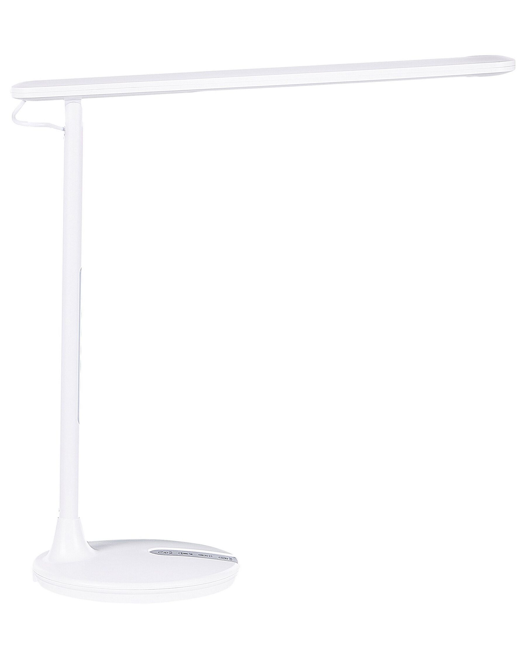 Lampa biurkowa LED metalowa biała DRACO_855060