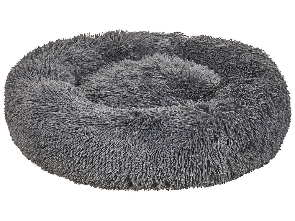 Cama para mascotas KULU Pelo sintético Gris oscuro