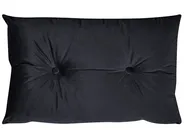 Sofa Bed 2 Seater VESTFOLD Velvet Black_851095