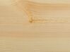 Letto matrimoniale legno chiaro 140 x 200 cm FLORAC_918227
