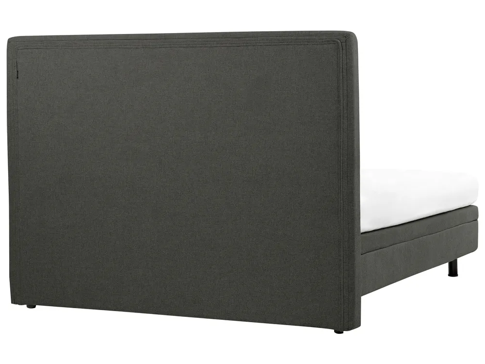 Bett verstellbar Stoff DUKE II 160 x 200 cm Dunkelgrau_987368