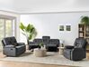 Sofa Set dunkelgrau 6-Sitzer manuell verstellbar BERGEN II_934063