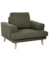 Armchair KILDAL Fabric Green