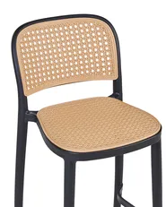 Set di 4 sedie alte PLOSE Materiale sintetico Beige_935423
