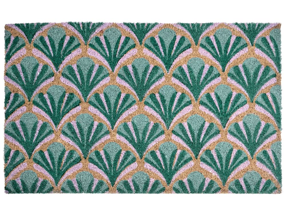 Tapete de entrada TATALIK Verde 50 x 80 cm Fibra de coco