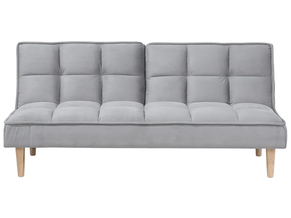 Canapé-lit Clic-clac Beliani Roxen - Tissu Gris Foncé - Neuf Sous Emballage