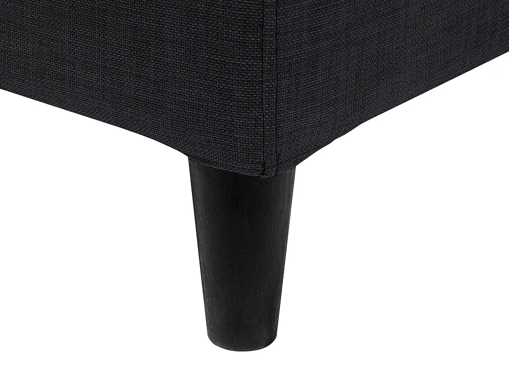 Bed Fabric FITOU 160 x 200 cm (EU King Size) Black_709846