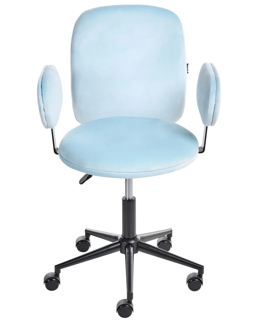 Desk Chair MORAGA Velvet Light Blue_1024850