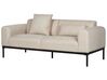 2-Sitzer Sofa Leinenoptik hellbeige MALMOS_930884