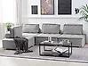 Sofá modular esquinero 4 plazas TIBRO Tela Gris Derecha