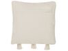 Koristetyyny puuvilla beige/musta 45 x 45 cm THONDI_755079