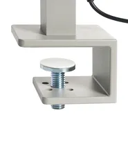 Lampe de bureau LED à pince VOLANS Avec variateur Métal Argenté_849462