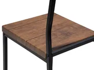 Dining Set LAREDO Dark Brown 6 Seater_690211