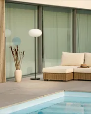 Solar Outdoor LED Floor Lamp LUMBE Black_1042518