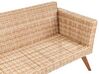 Conjunto de jardim 5 lugares em rattan sintético com almofadas brancas creme VITTORIA XL_928523