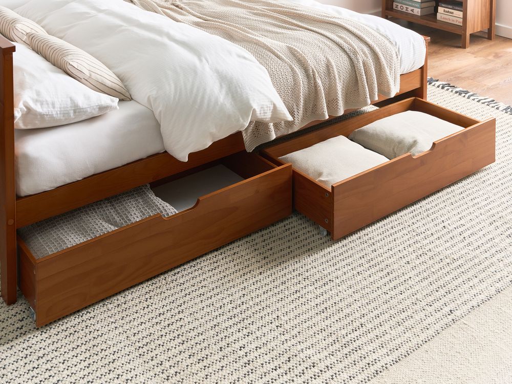 Bettschublade 2er Set EPANEY Braun