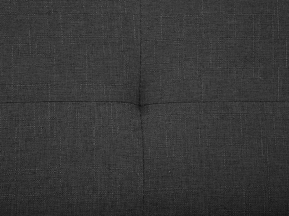 Lit à eau Tissu LA ROCHELLE 140 x 200 cm Gris foncé_844874