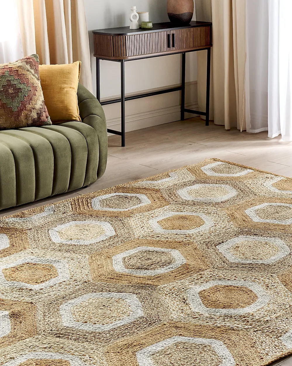 Matta BASOREN Beige 200 x 300 cm Jute_1187856