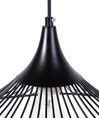 Lampe suspension en métal noir MAZARO_684189