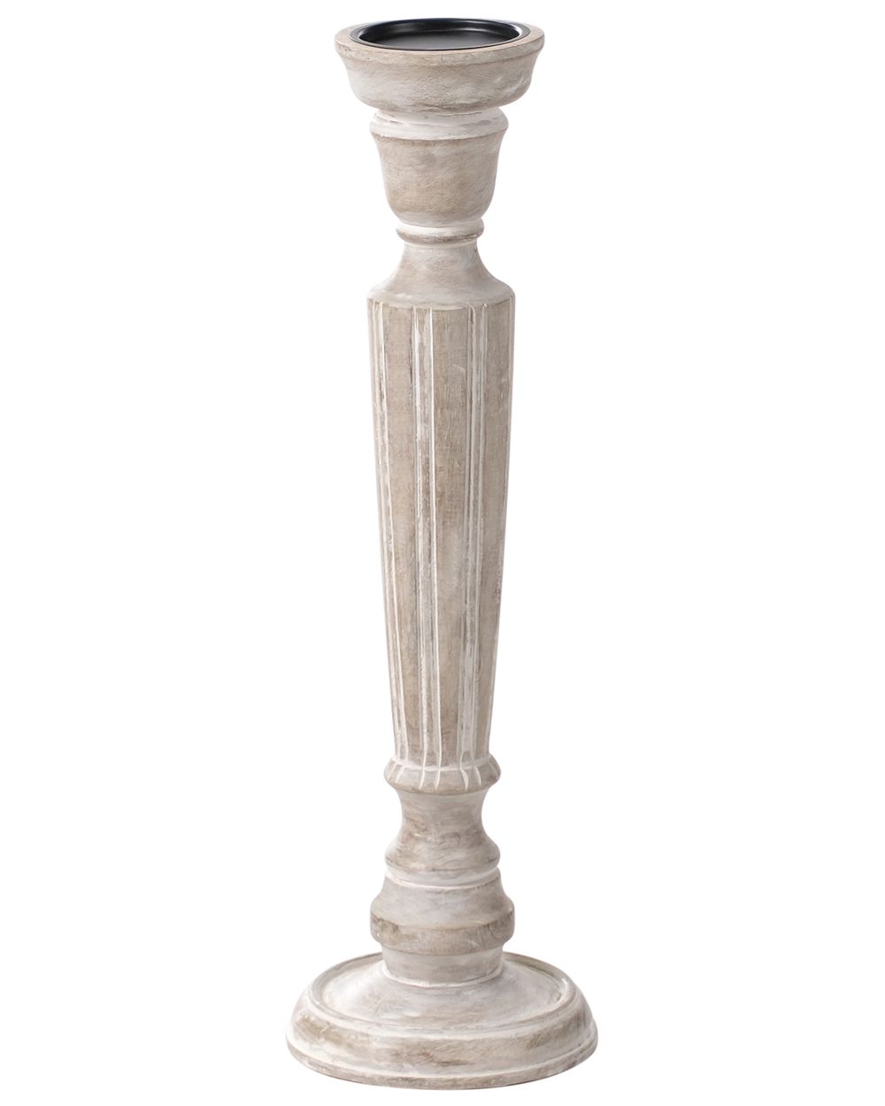 Portacandele MALLAWI 50 cm Legno di mango Marrone chiaro