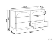 6 Drawer Chest BOULIA Light Beige_1169132