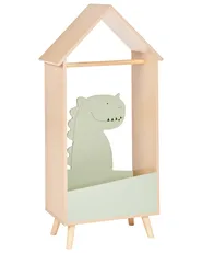 Kids Coat Stand DURANGO with Storage Light Brown_949122