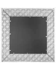 Specchio EVETTES 80 cm 80 cm Metallo Argento_747458