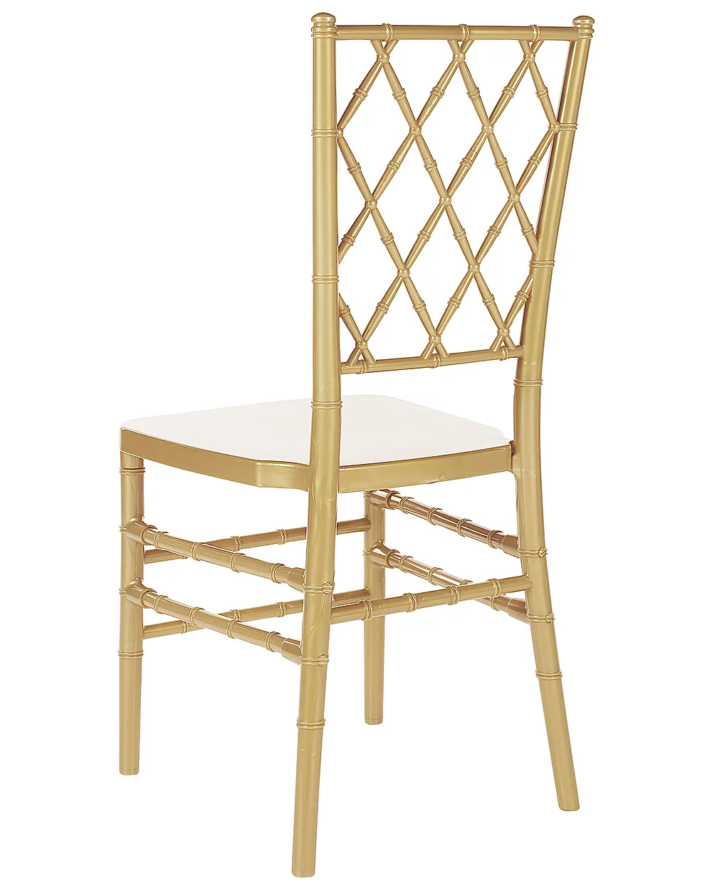 Lot de 2 chaises de salle à manger CLARION Doré_863752
