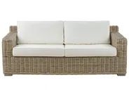 Set di divani da giardino 4 posti ARDEA Rattan Marrone chiaro_767039