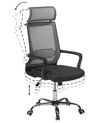 Krzesło biurowe regulowane szare LEADER_756178
