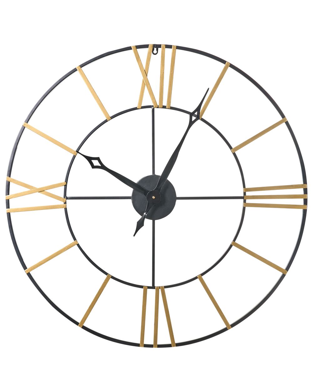 Horloge murale VALSOT 80 cm Métal Doré