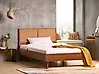 Bed PE Rattan MONPAZIER 120 x 200 cm (EU Small Double) Dark Brown