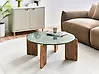 Table basse LUNO Marbre Vert foncé