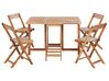 4 Seater Acacia Wood Foldable Garden Dining Set FRASSINE_922524