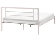 Cama Metal CUSSET 120 x 200 cm Creme claro_1162058