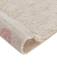 Tappeto per bambini DARDERE Rosa 140 x 200 cm Cotone_906605