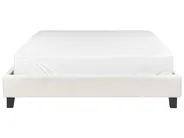 Bed without Headboard Boucle ROANNE 140 x 200 cm (EU Double) Light Beige_903080